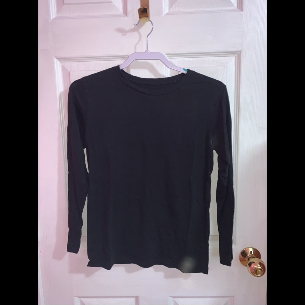 West Loop Black Long Sleeve Tee
